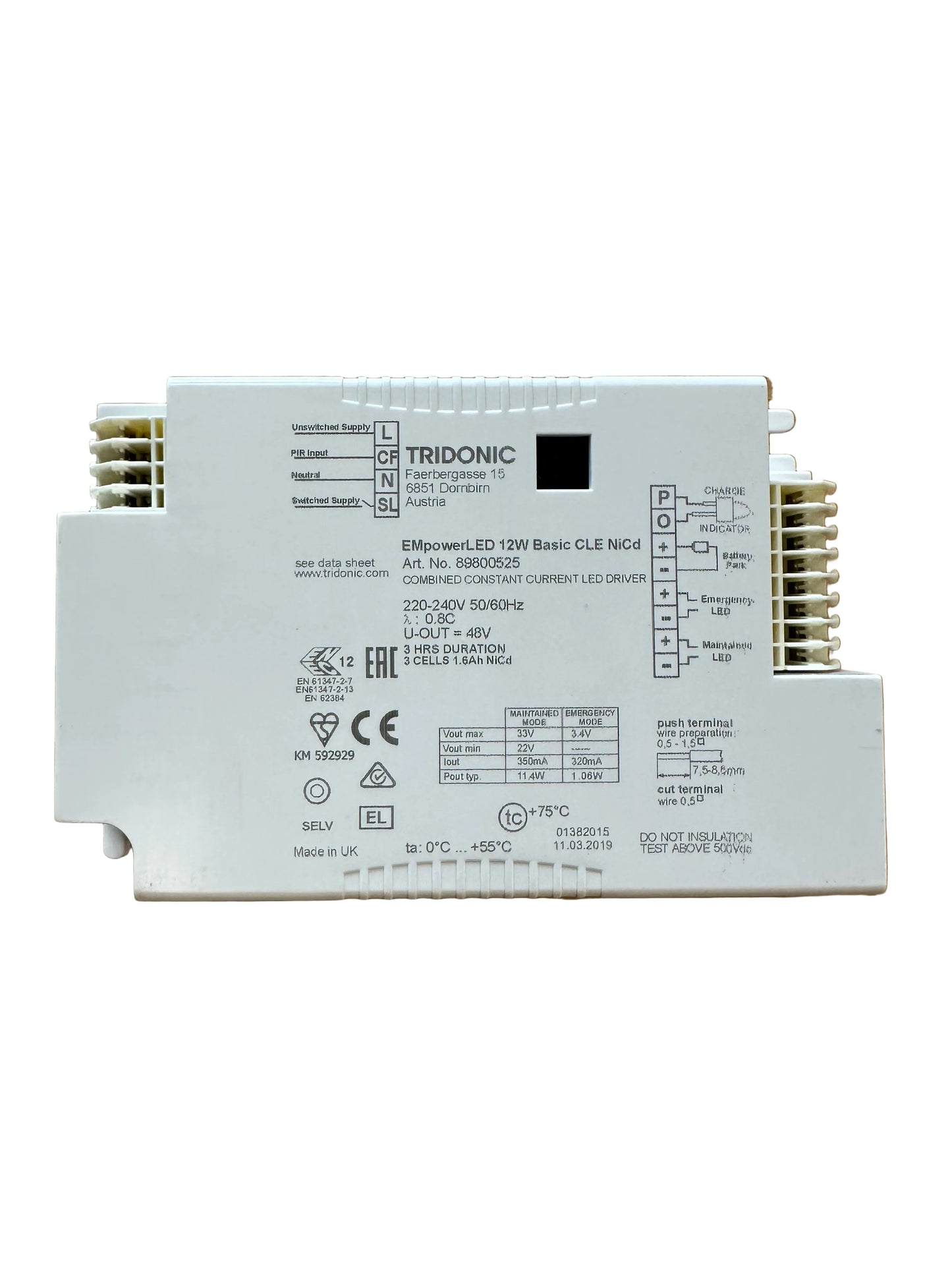 Tridonic 89800525 EMpowerLED 12W Basic CLE NICD - LED Retro