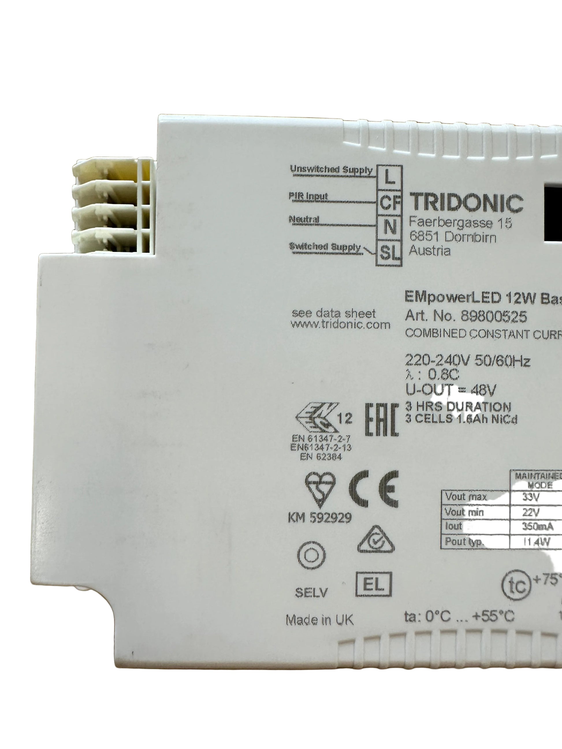 Tridonic 89800525 EMpowerLED 12W Basic CLE NICD - LED Retro