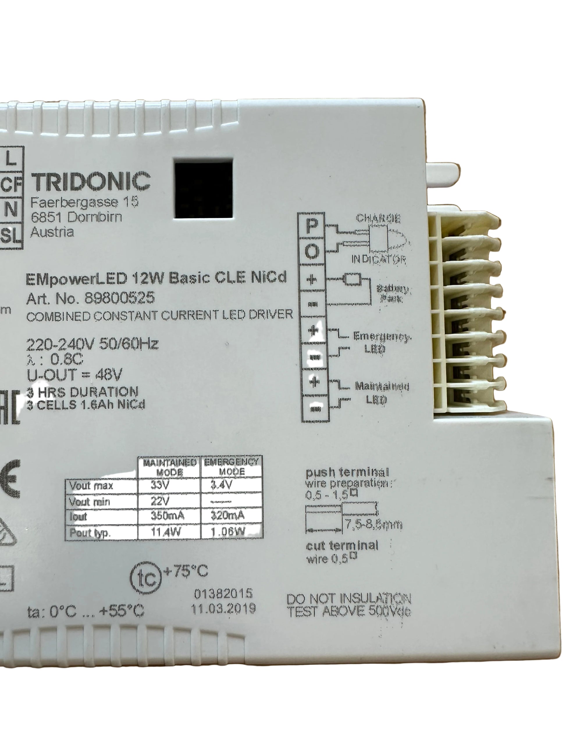 Tridonic 89800525 EMpowerLED 12W Basic CLE NICD - LED Retro