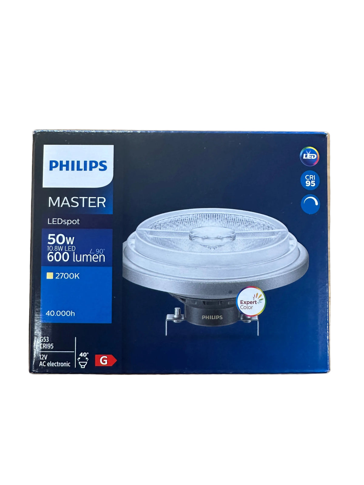 Philips MASTER LED Spot G53 AR111 10.8W 600lm 40D - 927 Dimmable - LED Retro