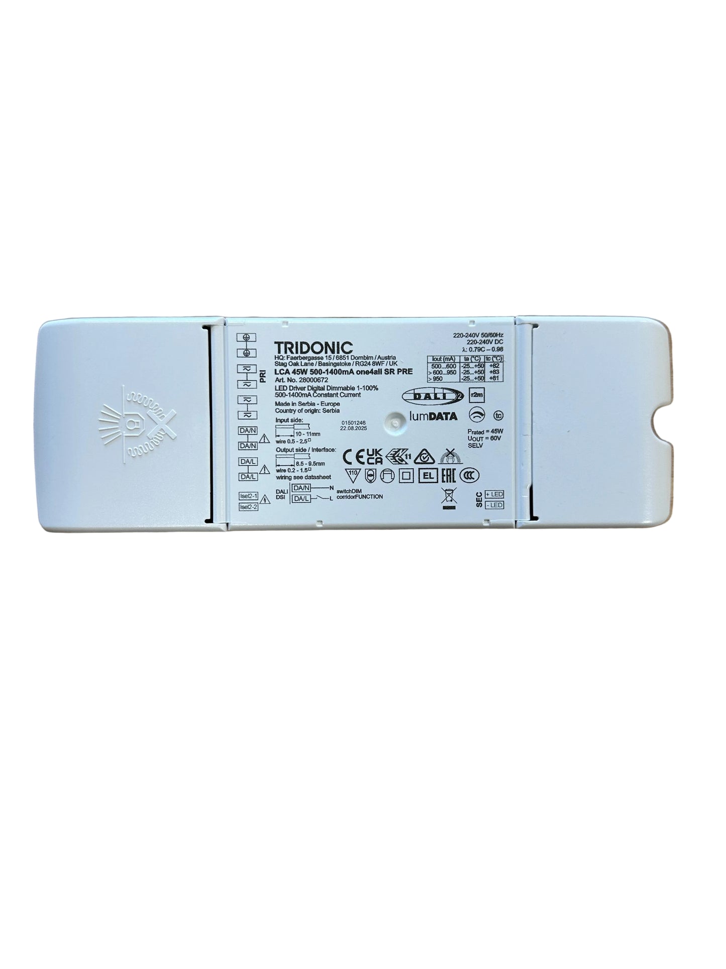 Tridonic 28000672 LCA 45W 500–1400mA one4all SR PRE - LED Retro