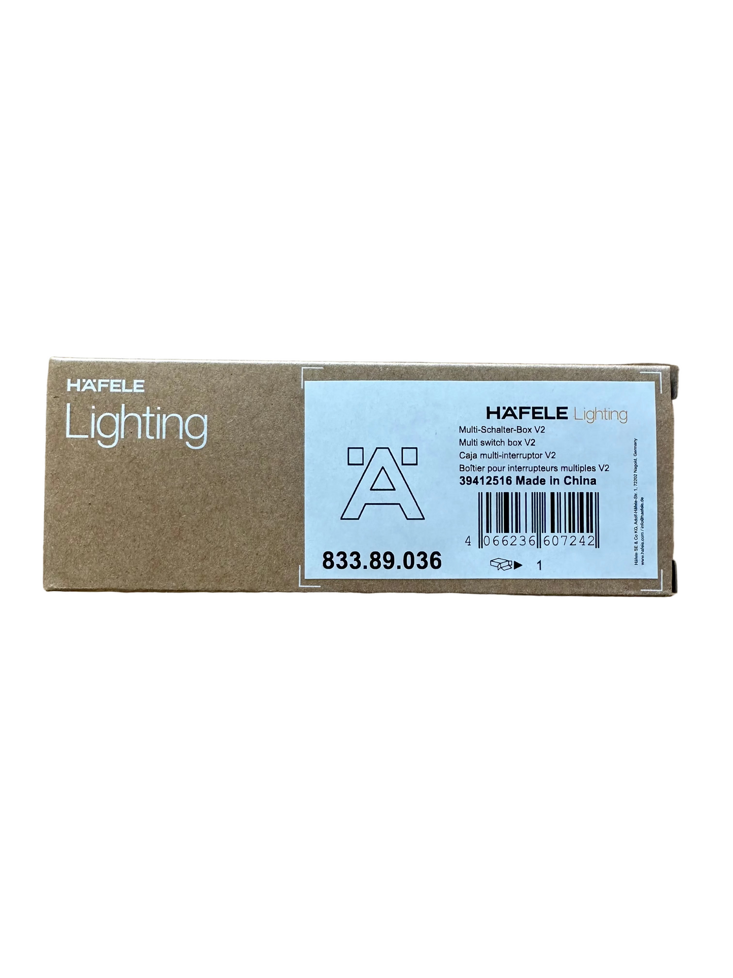 Hafele LED Multi Switch Box, For Operating 1 Driver with up to 3 Switches - 833.89.036 - LED Retro