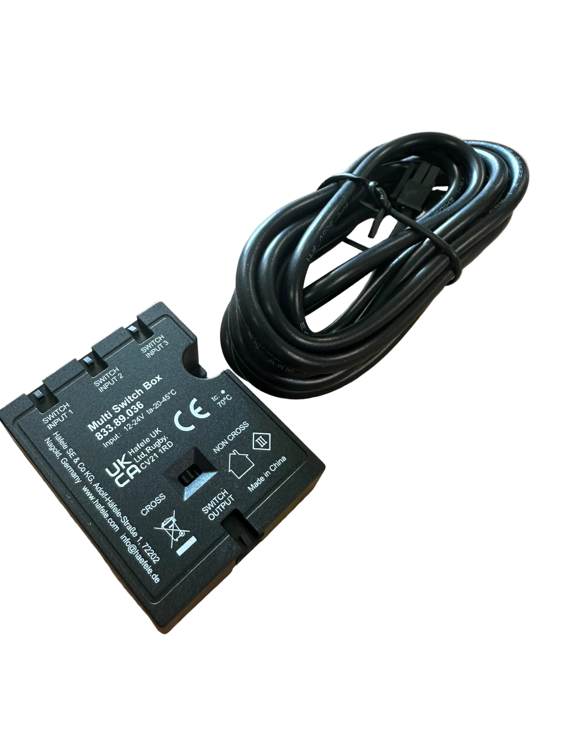 Hafele LED Multi Switch Box, For Operating 1 Driver with up to 3 Switches - 833.89.036 - LED Retro