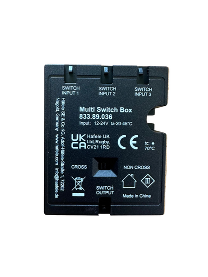 Hafele LED Multi Switch Box, For Operating 1 Driver with up to 3 Switches - 833.89.036 - LED Retro