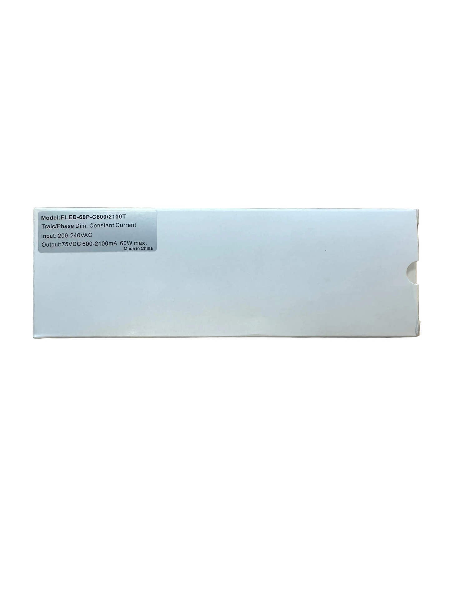 Ecopac ELED-60P-C600/2100T Triac Dimmable Selectable Current LED Driver - LED Retro
