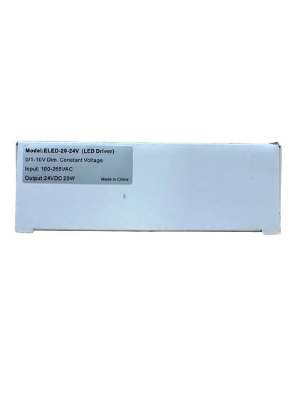 Ecopac ELED-20-24V 0-10V Dimmable Constant Voltage LED Driver 20W 24V - LED Retro