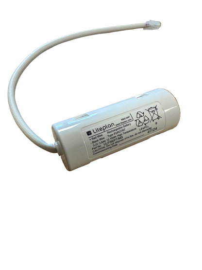 Liteplan 1/LP38/PT/MS 3.2V 3.8Ah LiFePO4 Battery Housed in a Poly-carbonate Case With Molex Socket - LED Retro