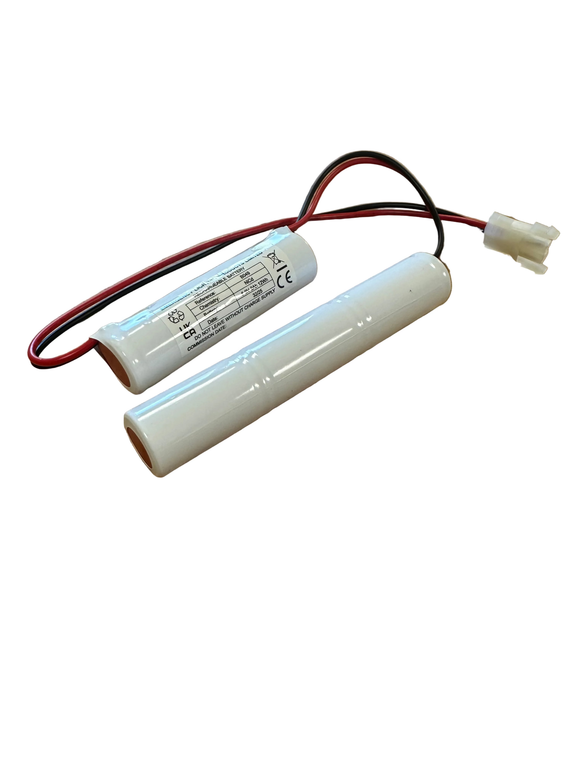 ELP B049 3+2 C Cell 6V 2 AH NiCD Battery with AMP Plug - LED Retro