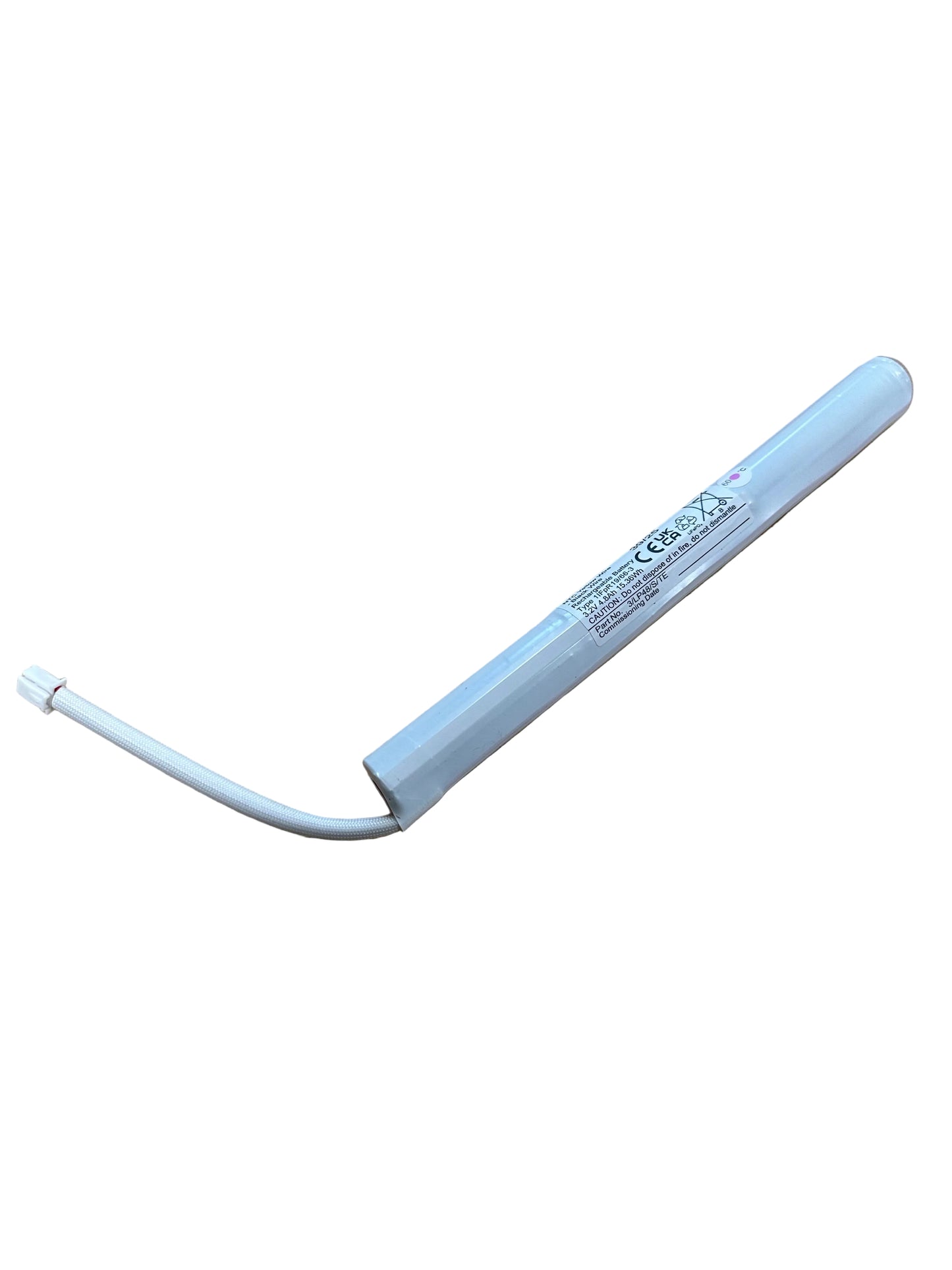 Liteplan 3/LP48/S/TE - 3.2V 4.8Ah LiFePO4 Battery in a Stick Formation With End Caps and TE Connector - LED Retro