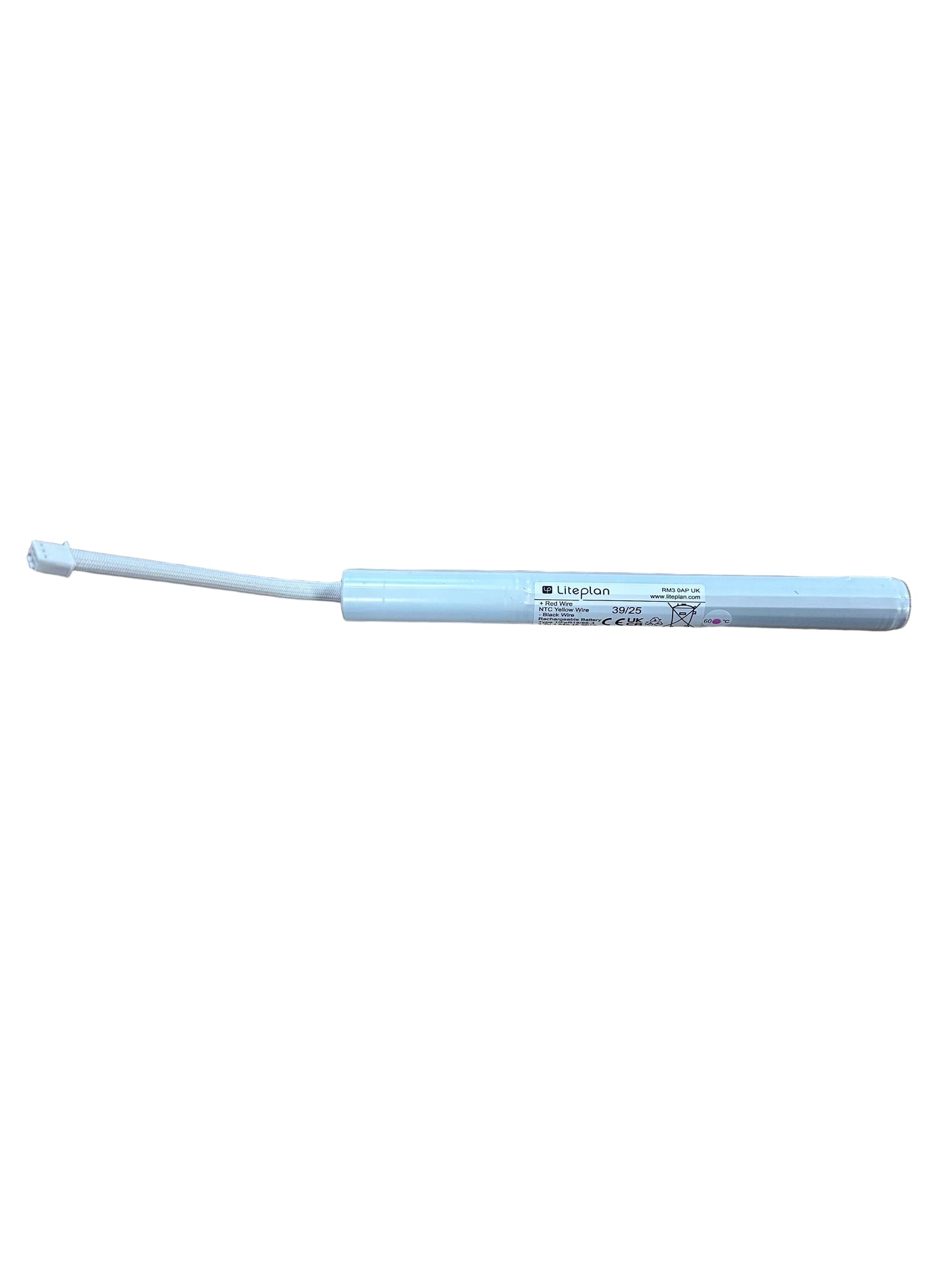 Liteplan 3/LP48/S/TE - 3.2V 4.8Ah LiFePO4 Battery in a Stick Formation With End Caps and TE Connector - LED Retro
