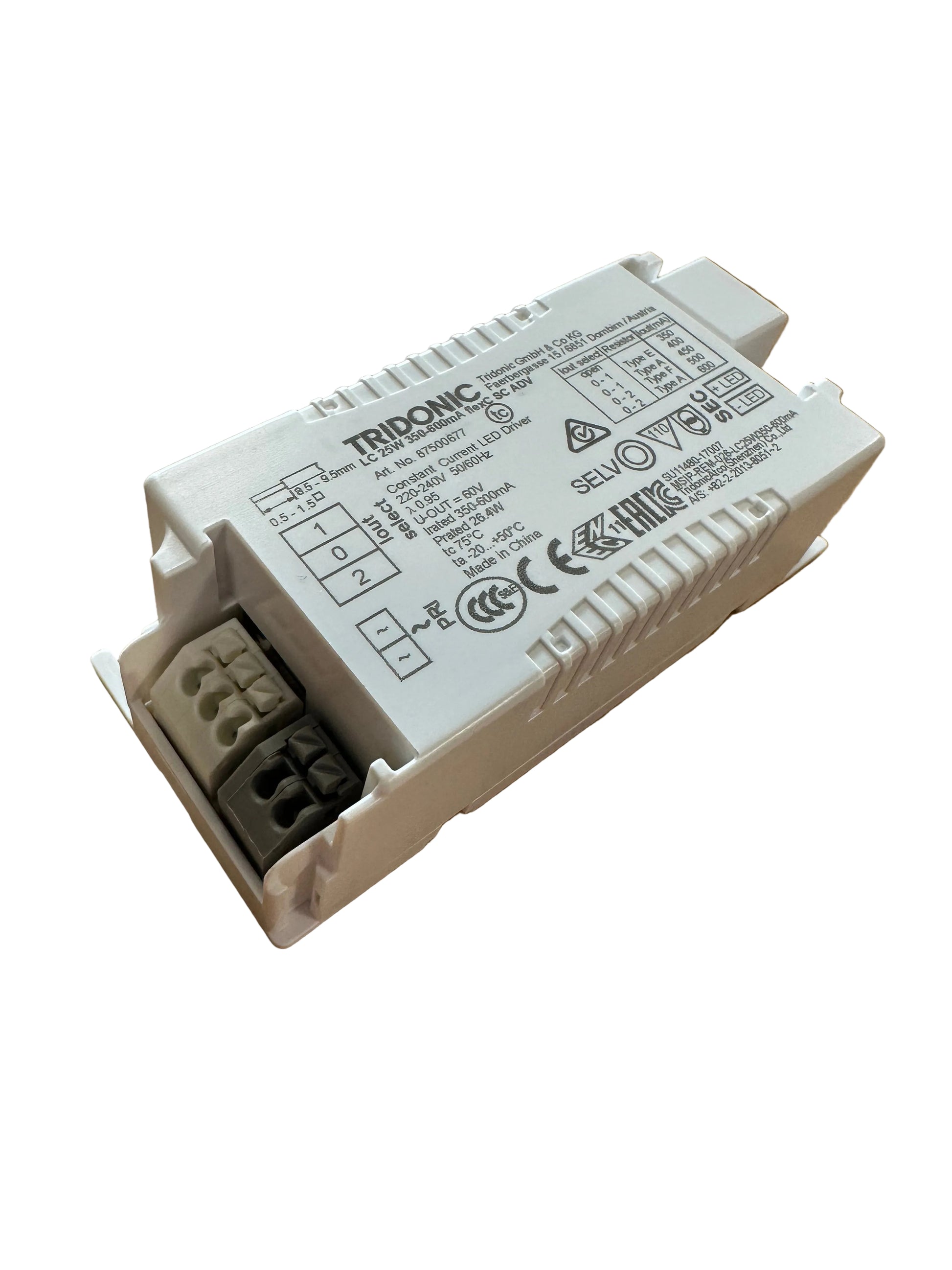 Tridonic 87500677 LC 25W 350-600mA flexC SC ADV - LED Retro