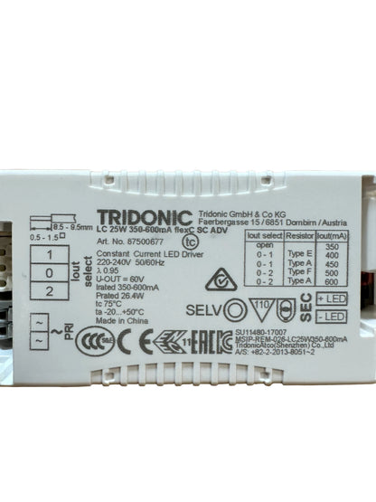 Tridonic 87500677 LC 25W 350-600mA flexC SC ADV - LED Retro