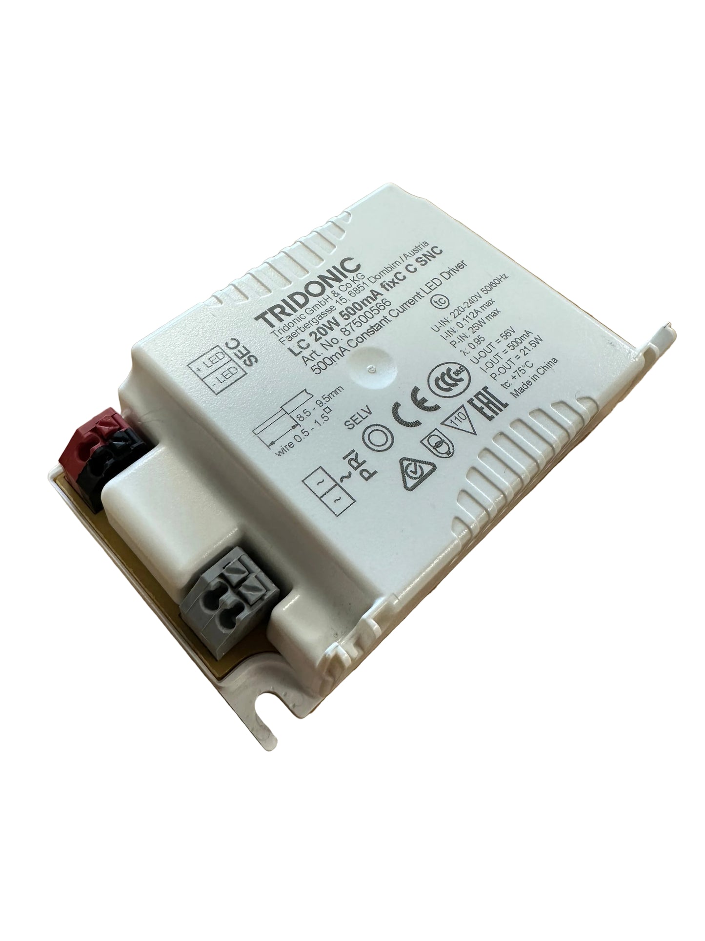 Tridonic 87500566 LC 20W 500mA fixC C SNC - LED Retro