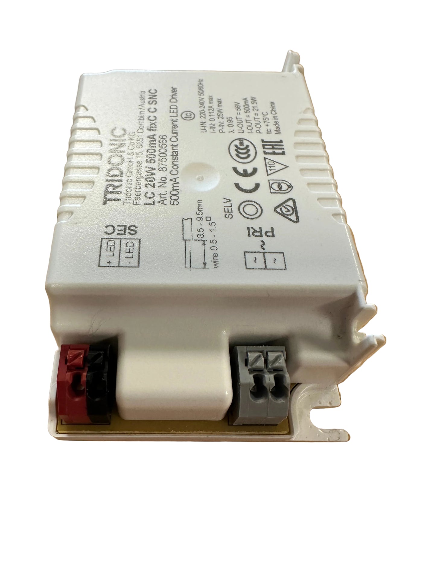 Tridonic 87500566 LC 20W 500mA fixC C SNC - LED Retro