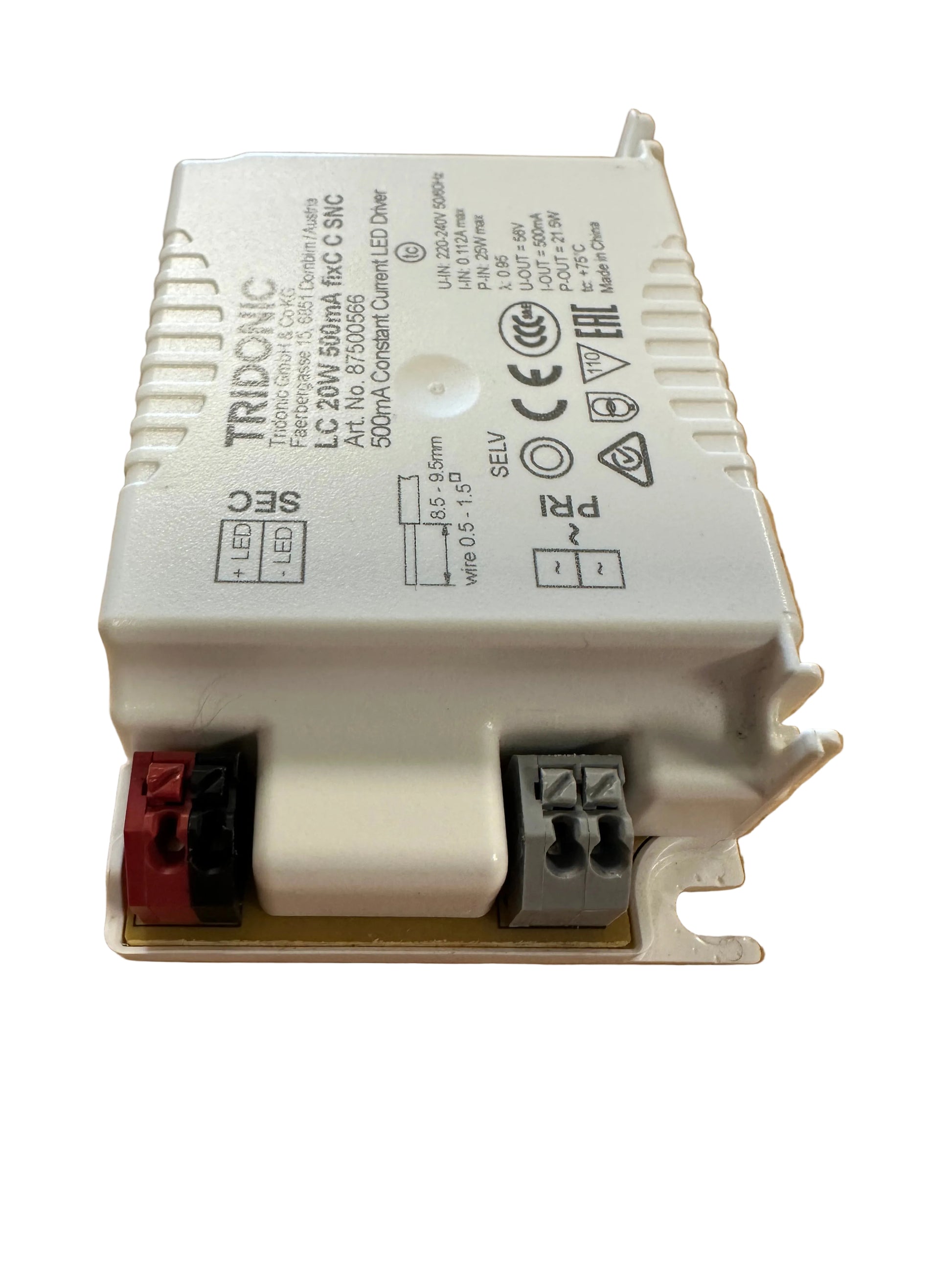 Tridonic 87500566 LC 20W 500mA fixC C SNC - LED Retro