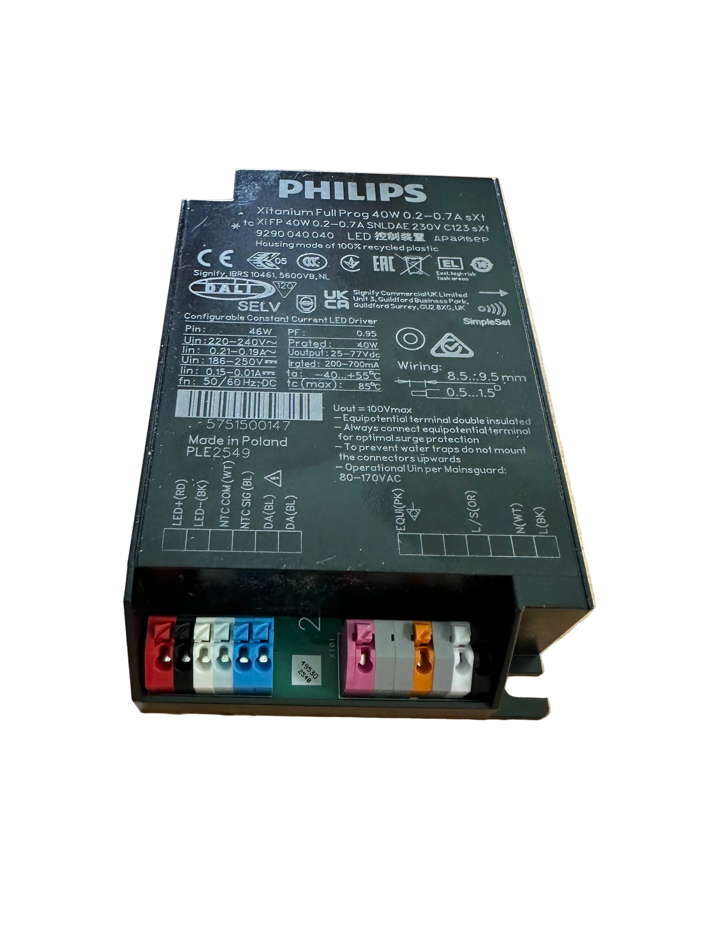 Philips 929004004006 Philips Xi FP 40W 0.2-0.7A SNLDAE 230V C123 sXt - LED Retro