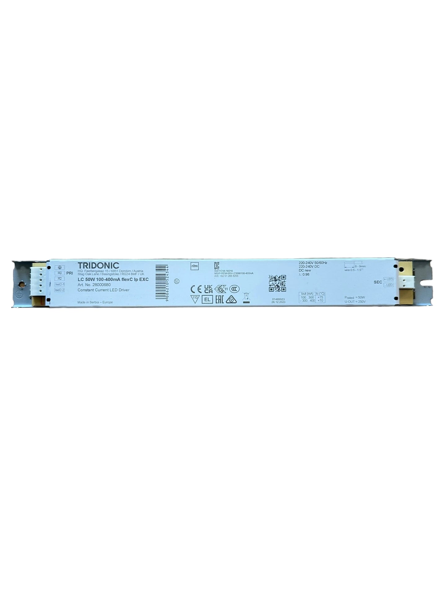 Tridonic 28000680 LC 50W 100–400mA flexC lp EXC - LED Retro