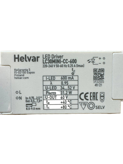 Helvar LC30MINI-CC-600 - 5932005 - LED Retro