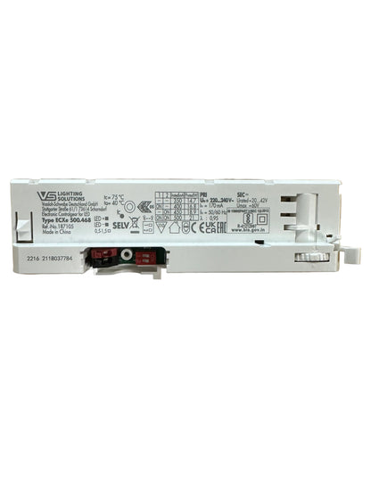 Vossloh Schwabe ECXe 500.468 - 187105- 14.7-21W - 20-42V Track Adapter Driver - LED Retro