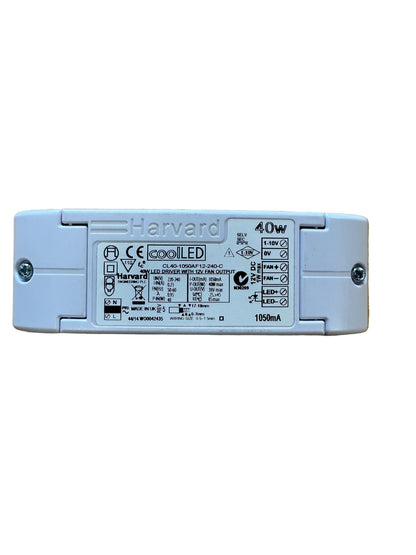 Harvard CoolLED CL40-1050AF12-240-C - LED Driver with 12v Fan Output - LED Retro