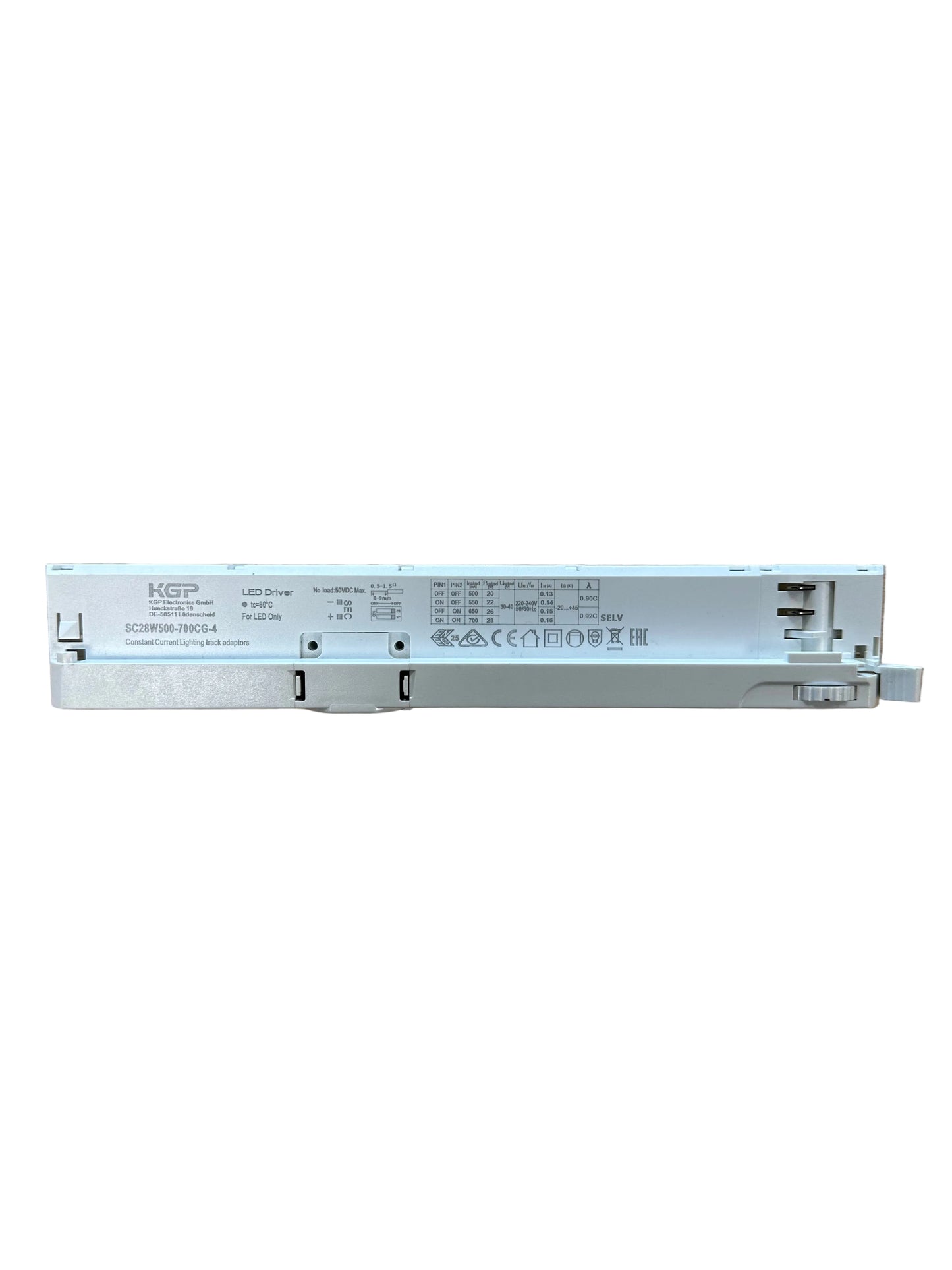 SC28W500-700CG-4 Constant Current Lighting Track Adaptors - LED Retro