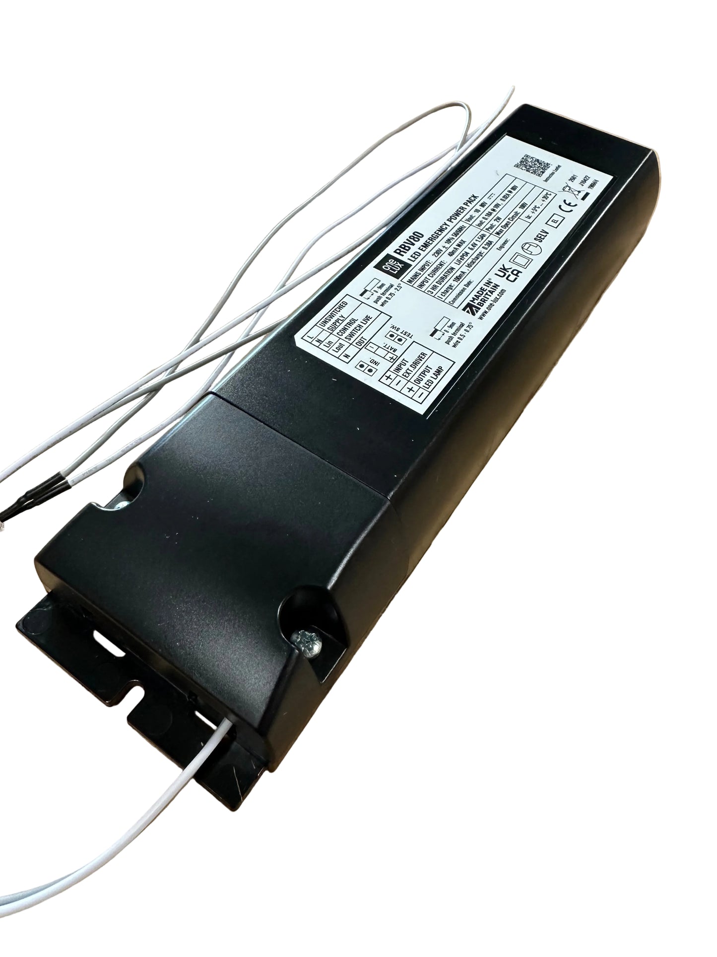 One-Lux LED Versatile Remote RBV80 10-80V 1.6Ah LiFePO4 2W - LED Retro