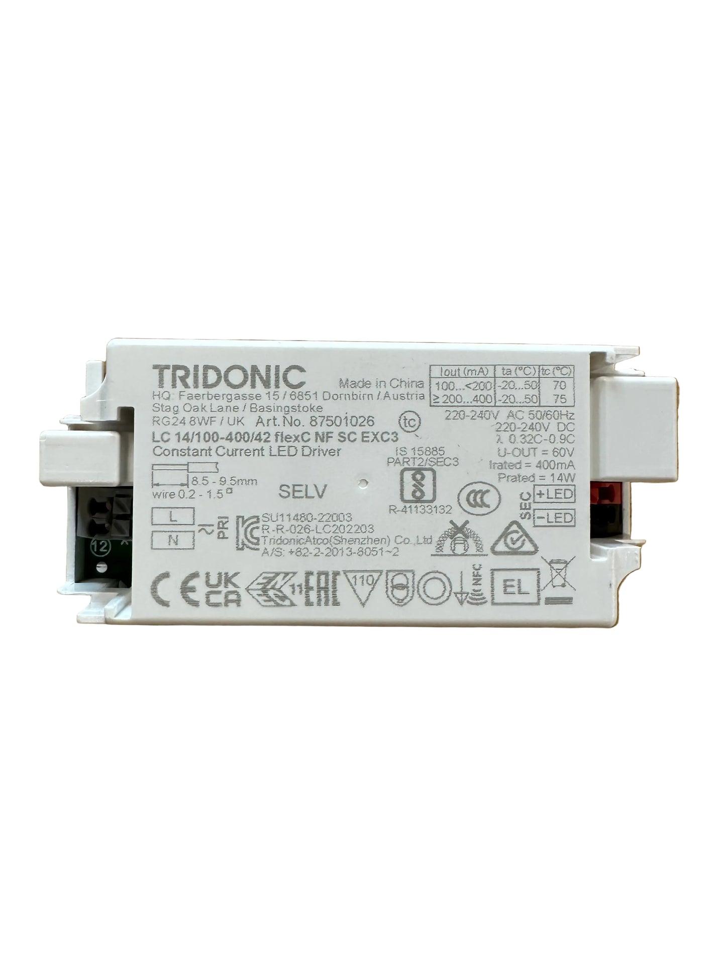 Tridonic 87501026 LC 14/100-400/42 flexC NF SC EXC3 - LED Retro