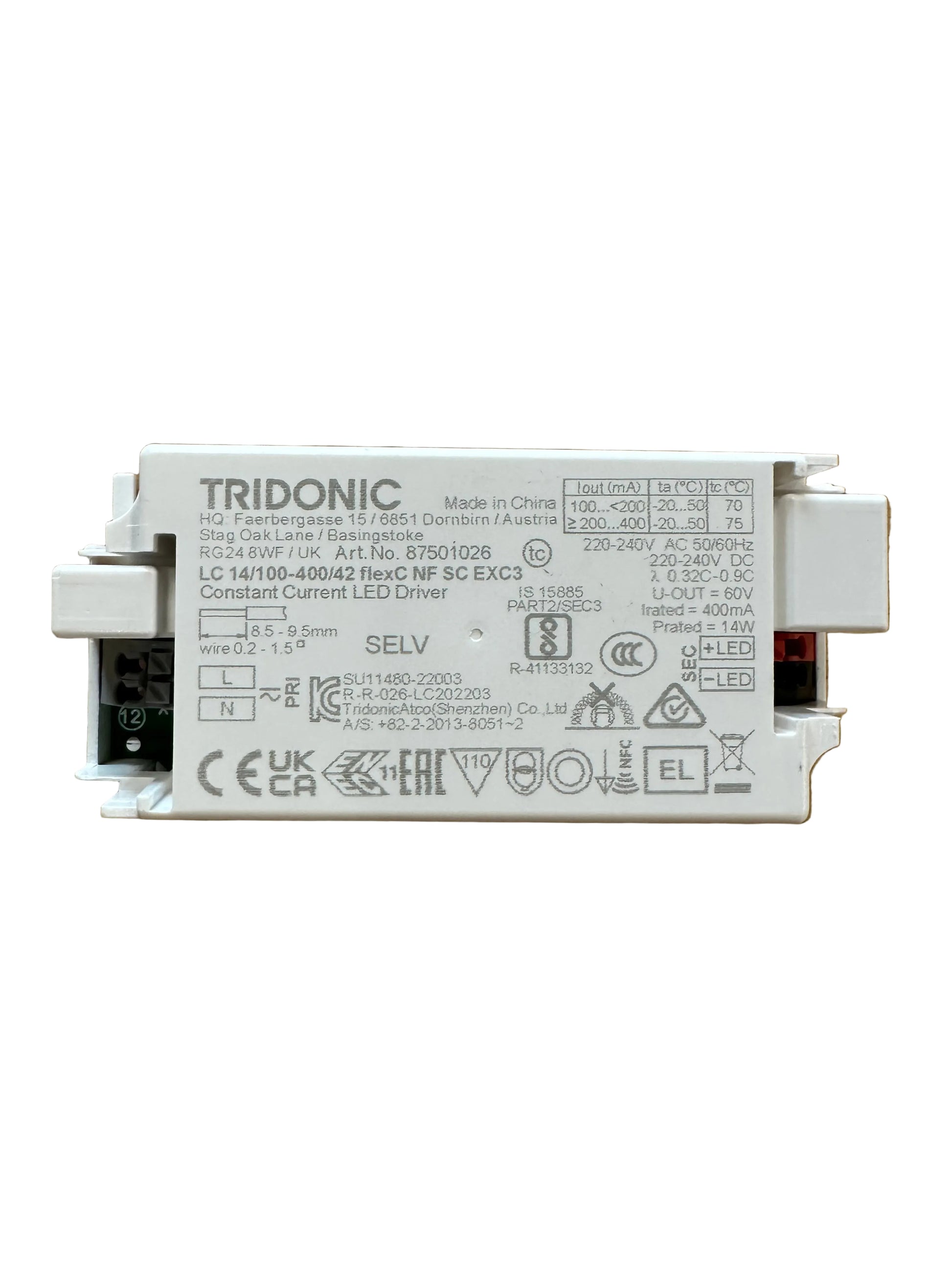 Tridonic 87501026 LC 14/100-400/42 flexC NF SC EXC3 - LED Retro
