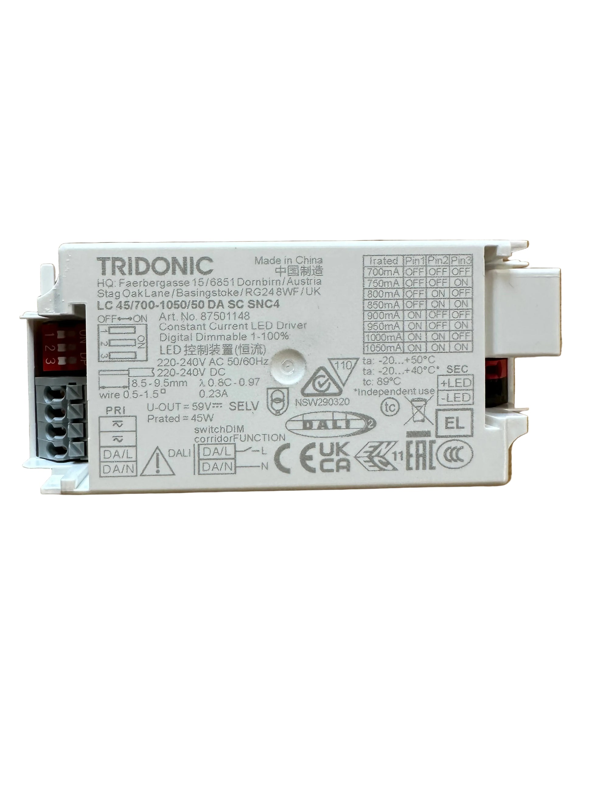 Tridonic 87501148 LC 45/700-1050/50 DA SC SNC 4 - LED Retro
