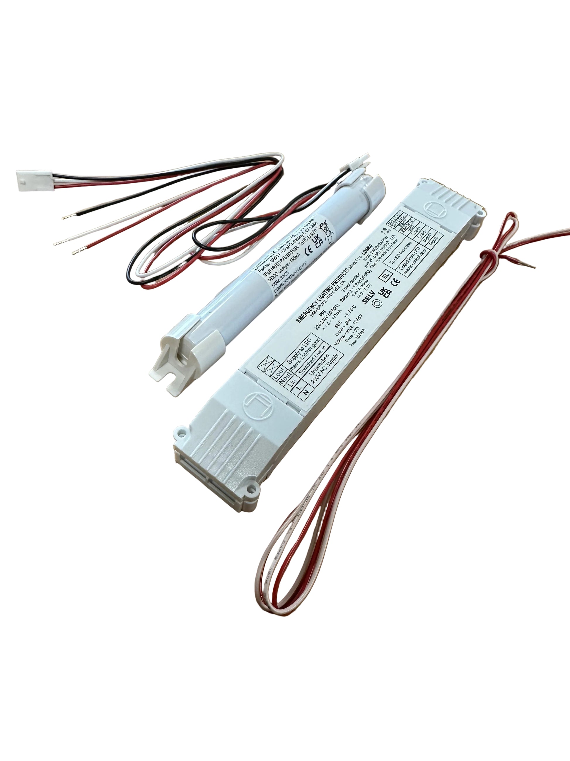 ELP LDM60/K LED Emergency Kit 12-55V 2W c/w LiFePO4 Stick Battery - LED Retro