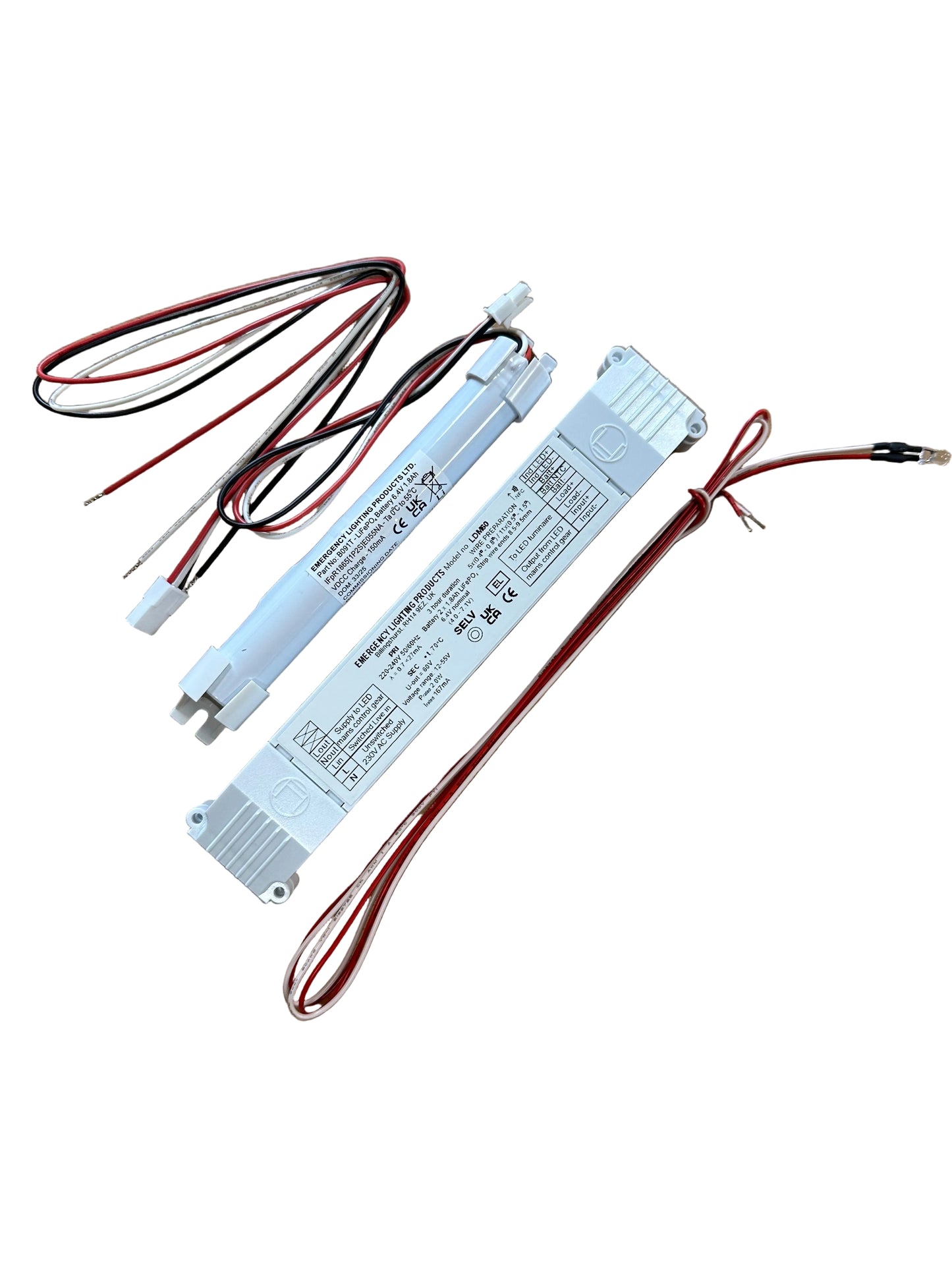 ELP LDM60/K LED Emergency Kit 12-55V 2W c/w LiFePO4 Stick Battery - LED Retro