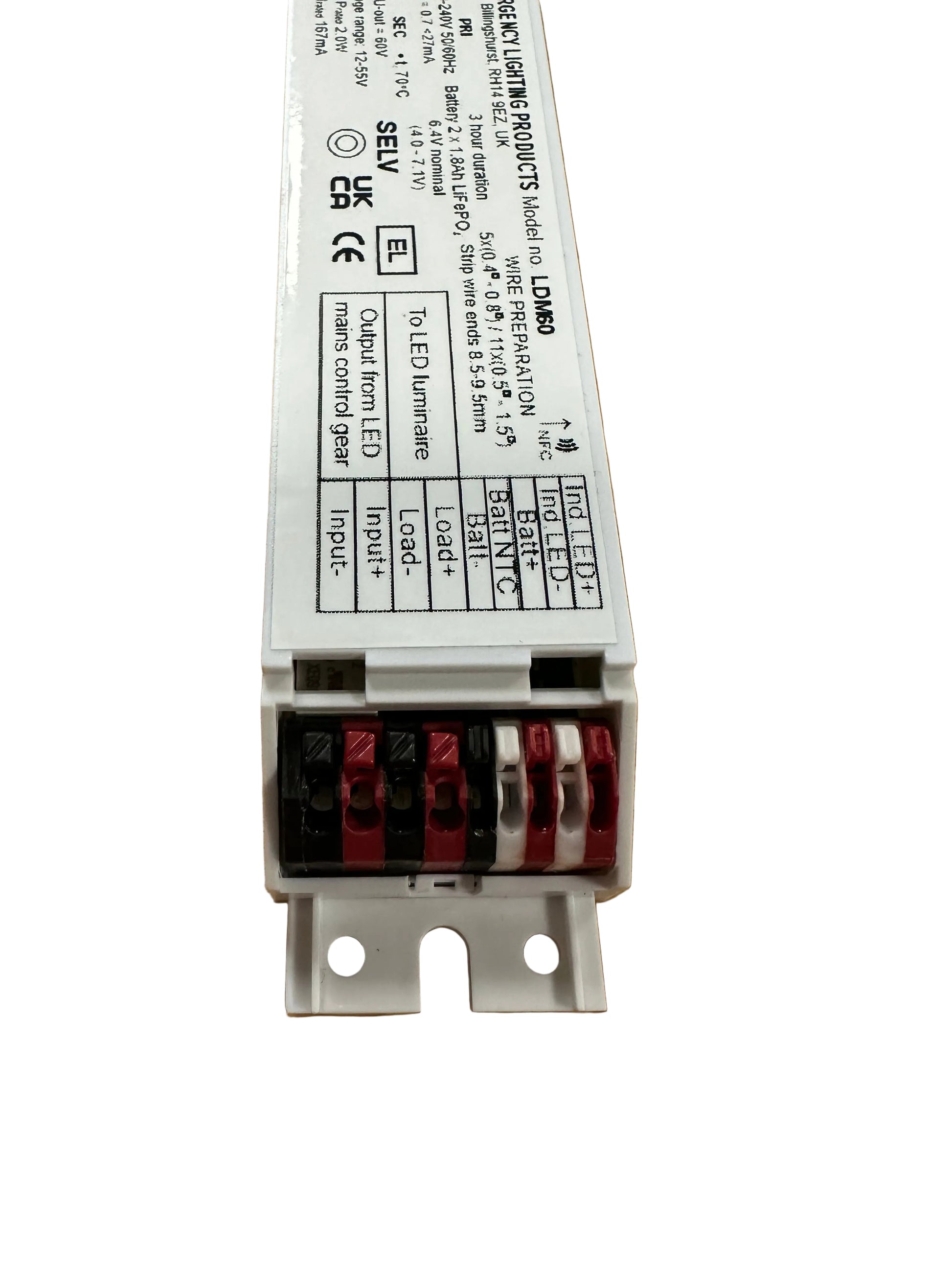 ELP LDM60/K LED Emergency Kit 12-55V 2W c/w LiFePO4 Stick Battery - LED Retro