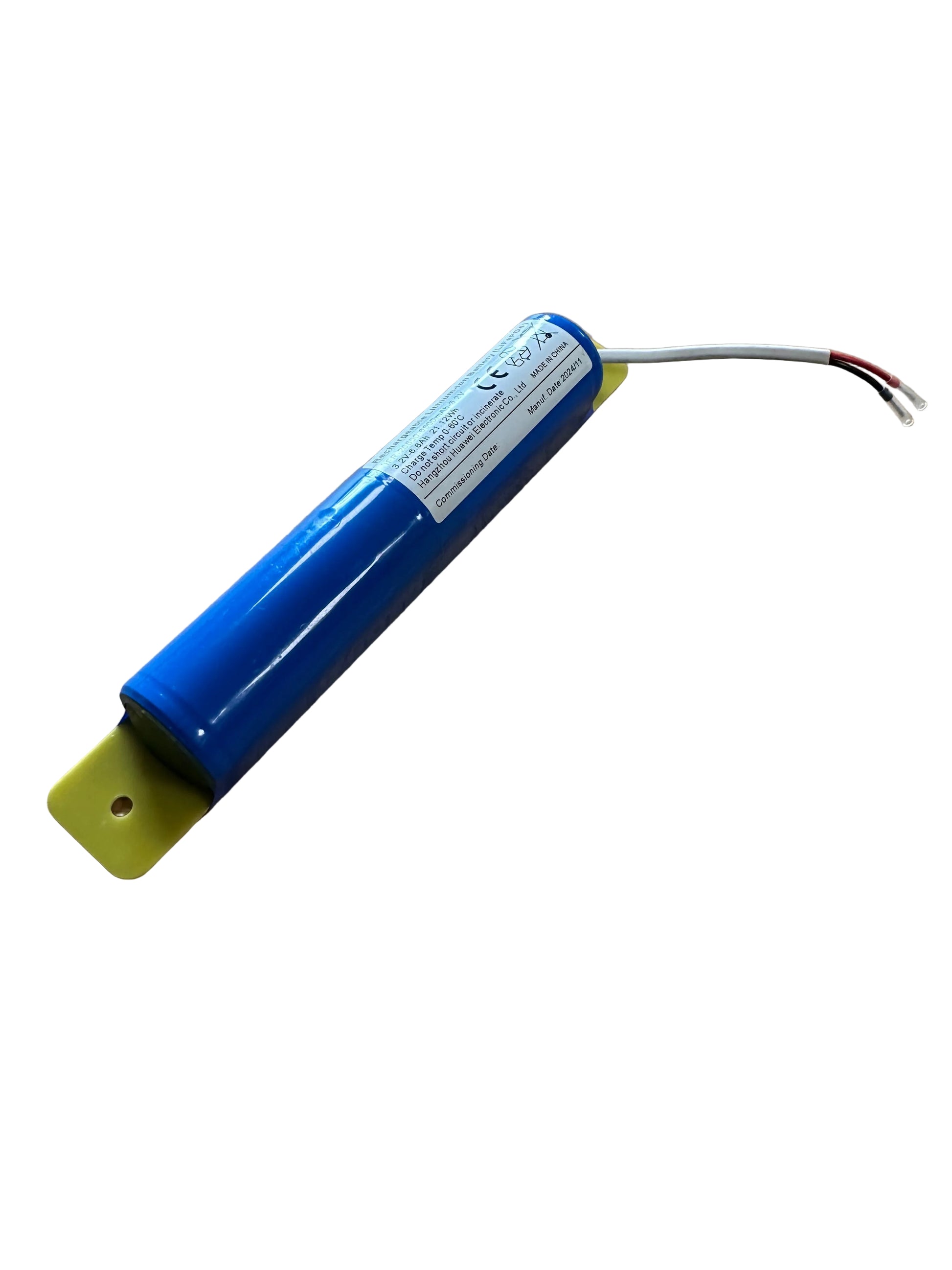 LBP2-3.2V-6600MAH-BKT 3.2V 6600mAh 26650 LiFePO4 2 Wire Battery Stick c/w Bracket - LED Retro