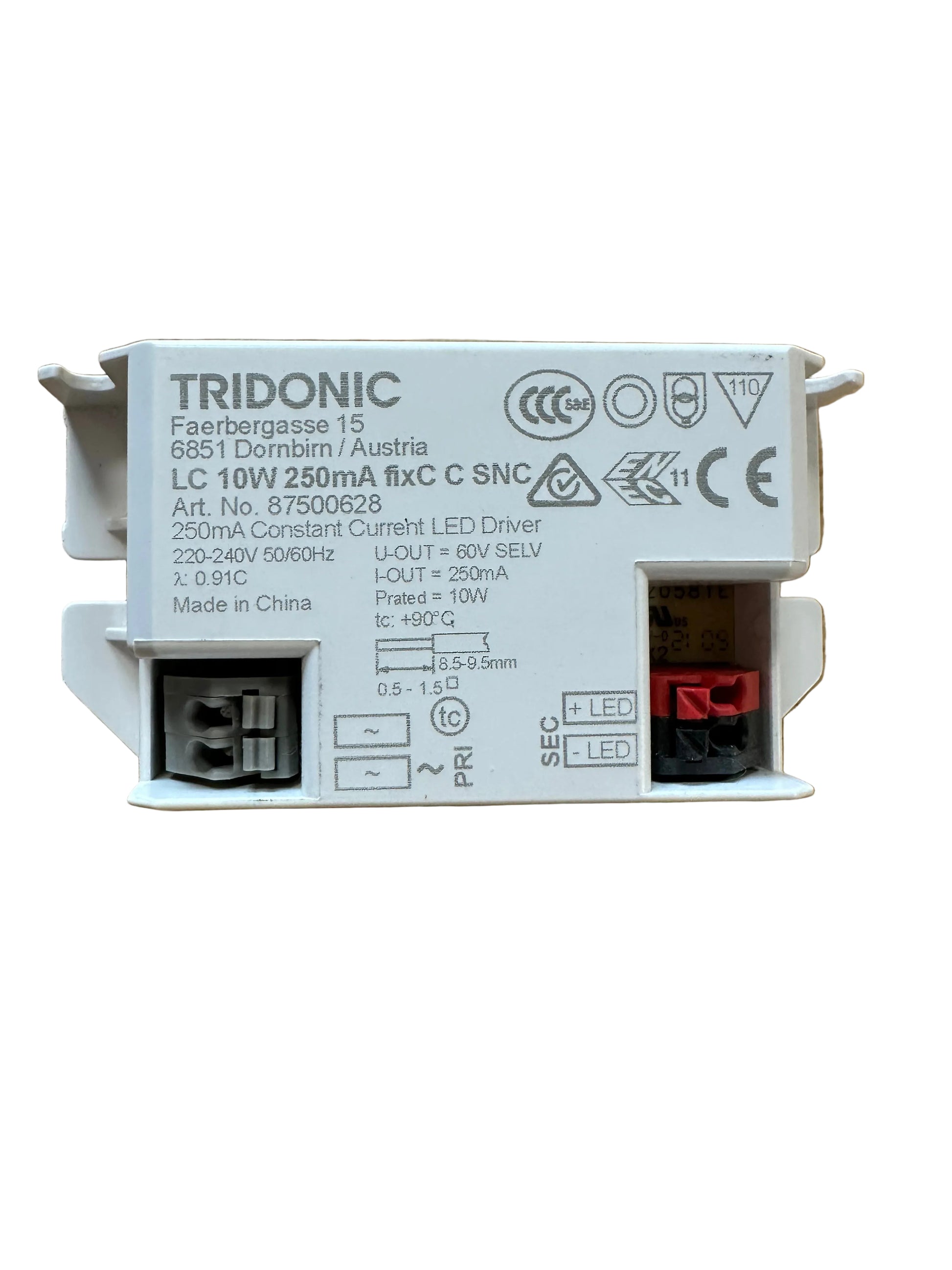 Tridonic 87500628 LC 10W 250mA fixC C SNC - LED Retro