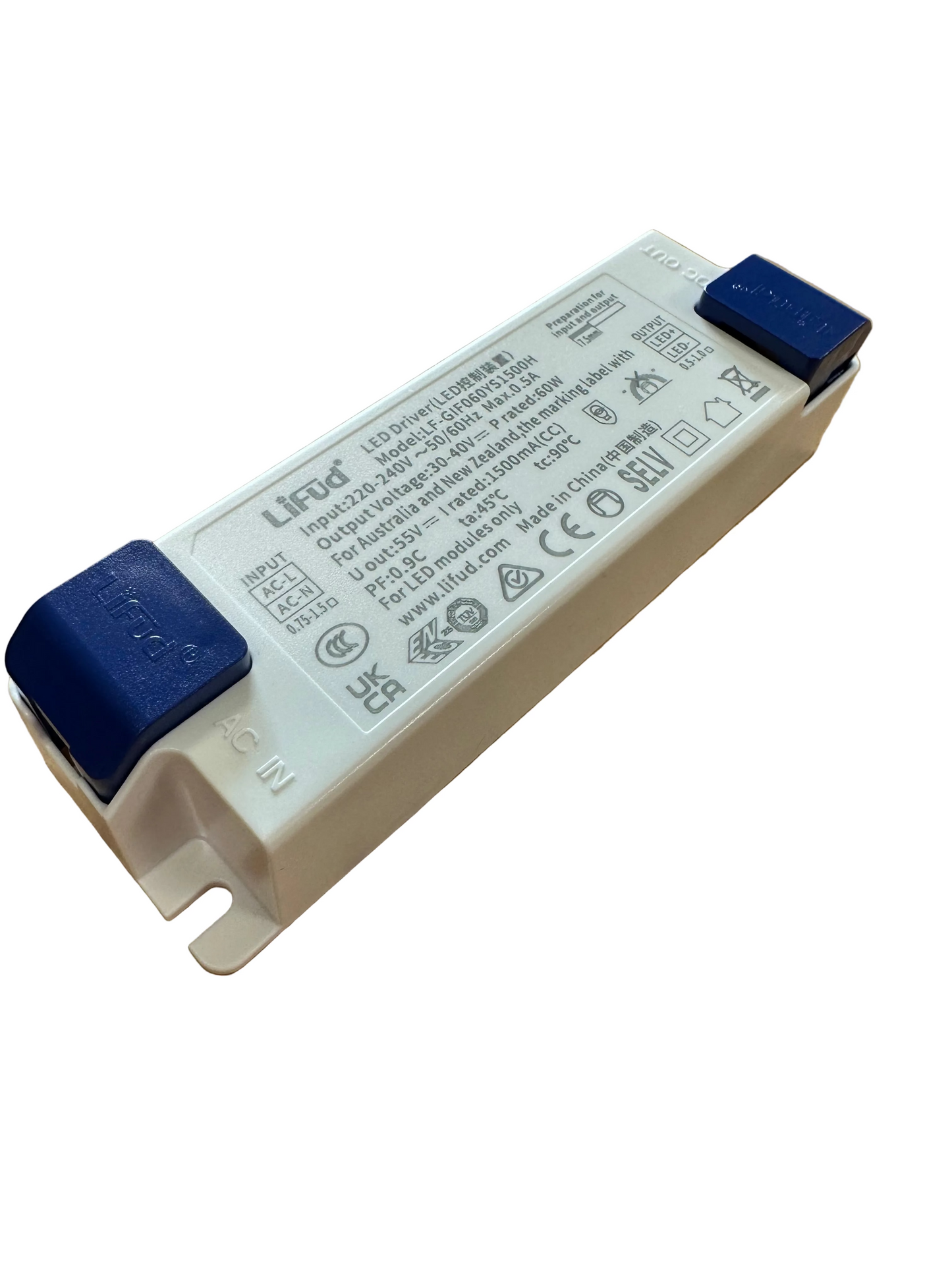 Lifud LF-GIF060YA(H)1500H 60W 1500mA LED Driver 33-40V - LED Retro