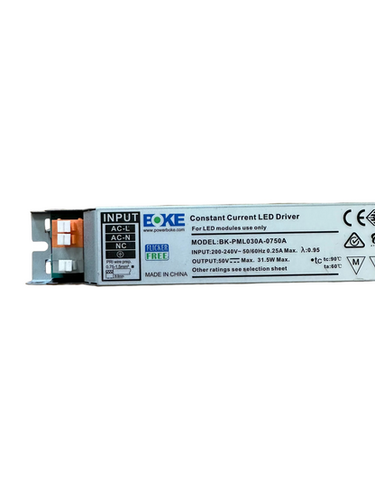 BOKE BK-PML030A-0750A 31.5W 550-750mA Linear LED Driver - LED Retro