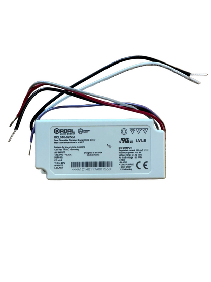 EFORE - ROAL - RCL010-0250A Triac or 0-10V 10.5W 250mA Dimmable LED Driver - LED Retro