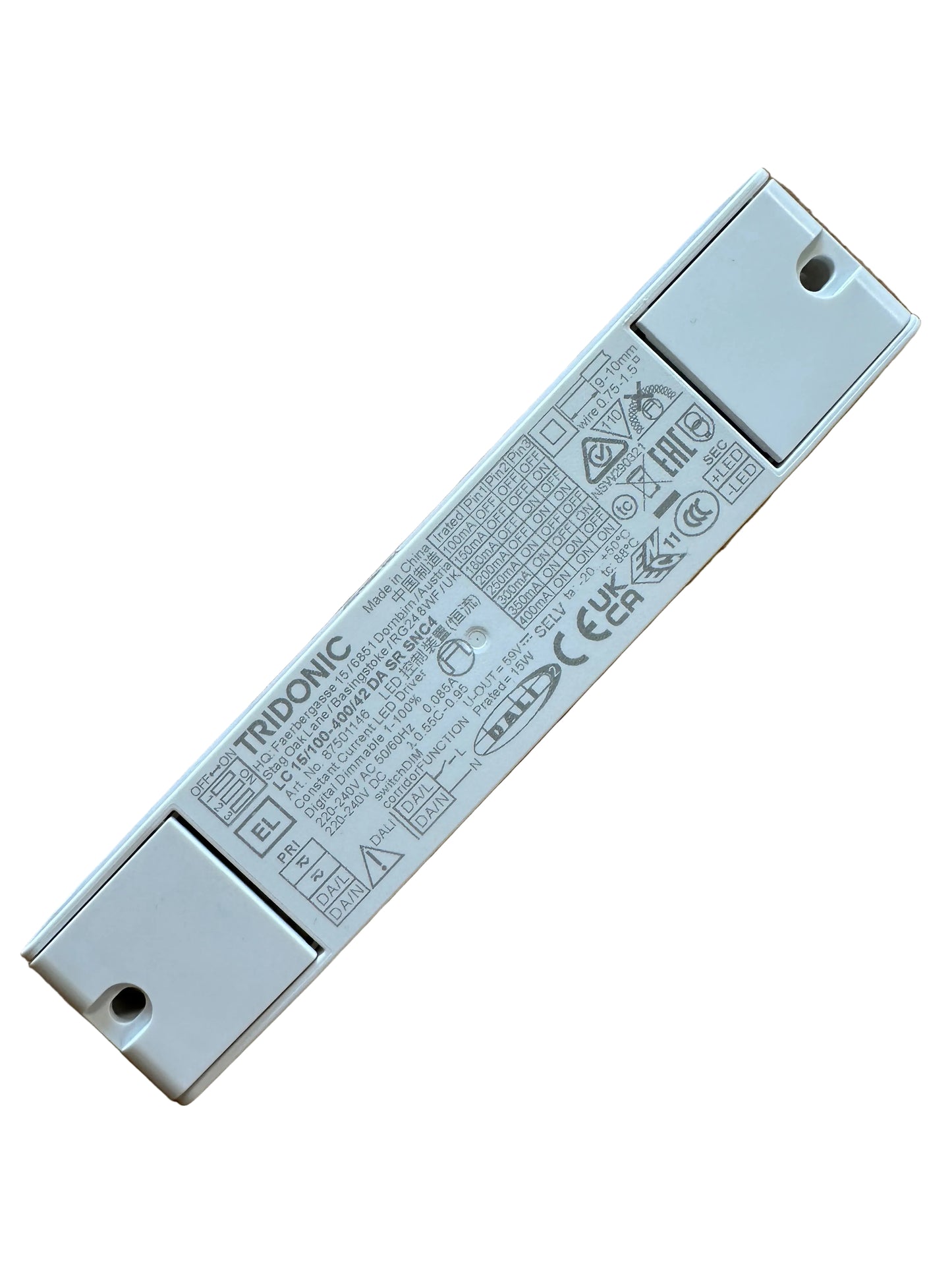 Tridonic 87501146 LC 15W 100-400mA DA SR SNC4 - LED Retro