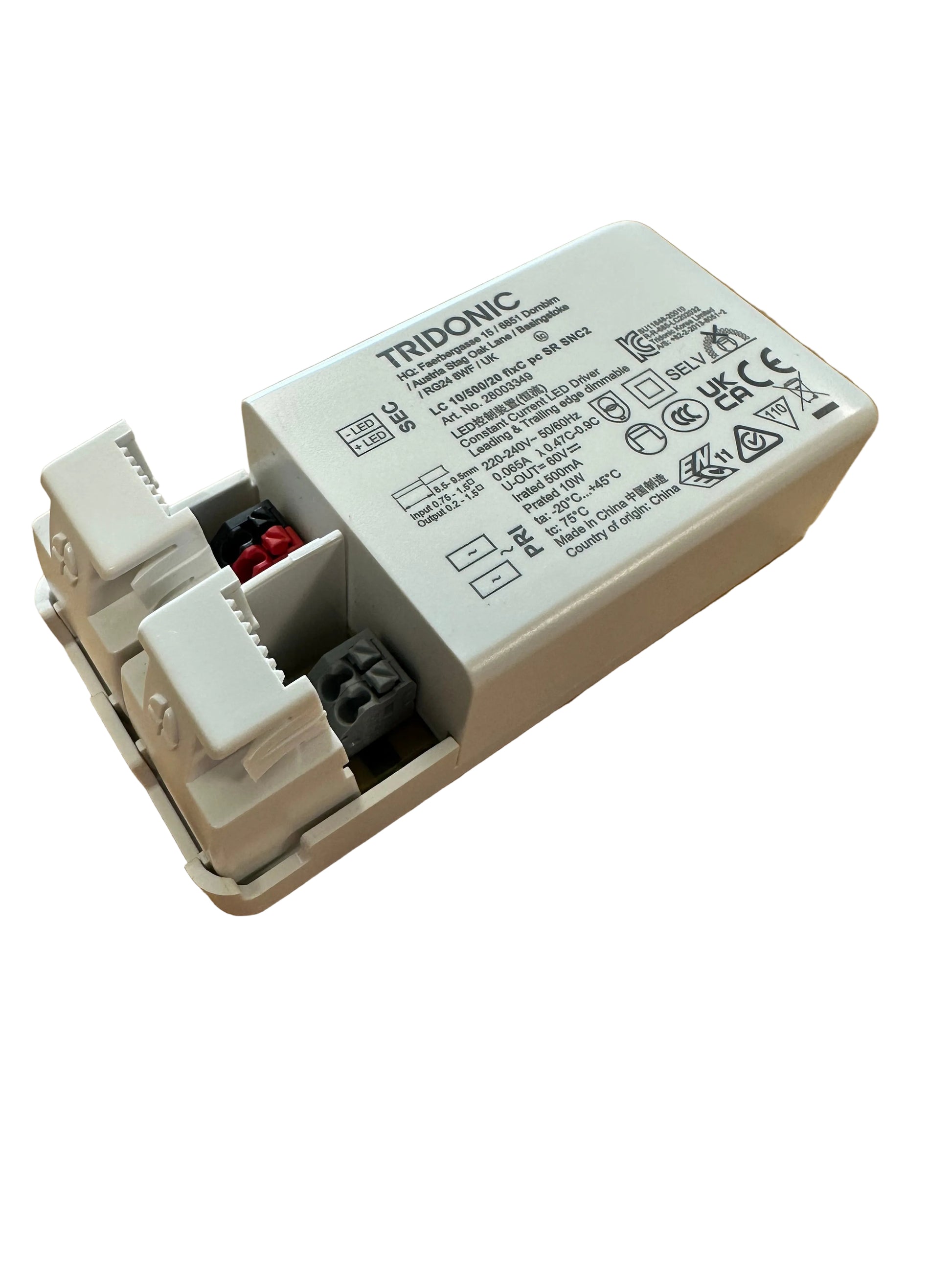 Tridonic 28003349 LC 10W 500mA fixC pc SR SNC2 Phase Cut Dimmable Driver - LED Retro