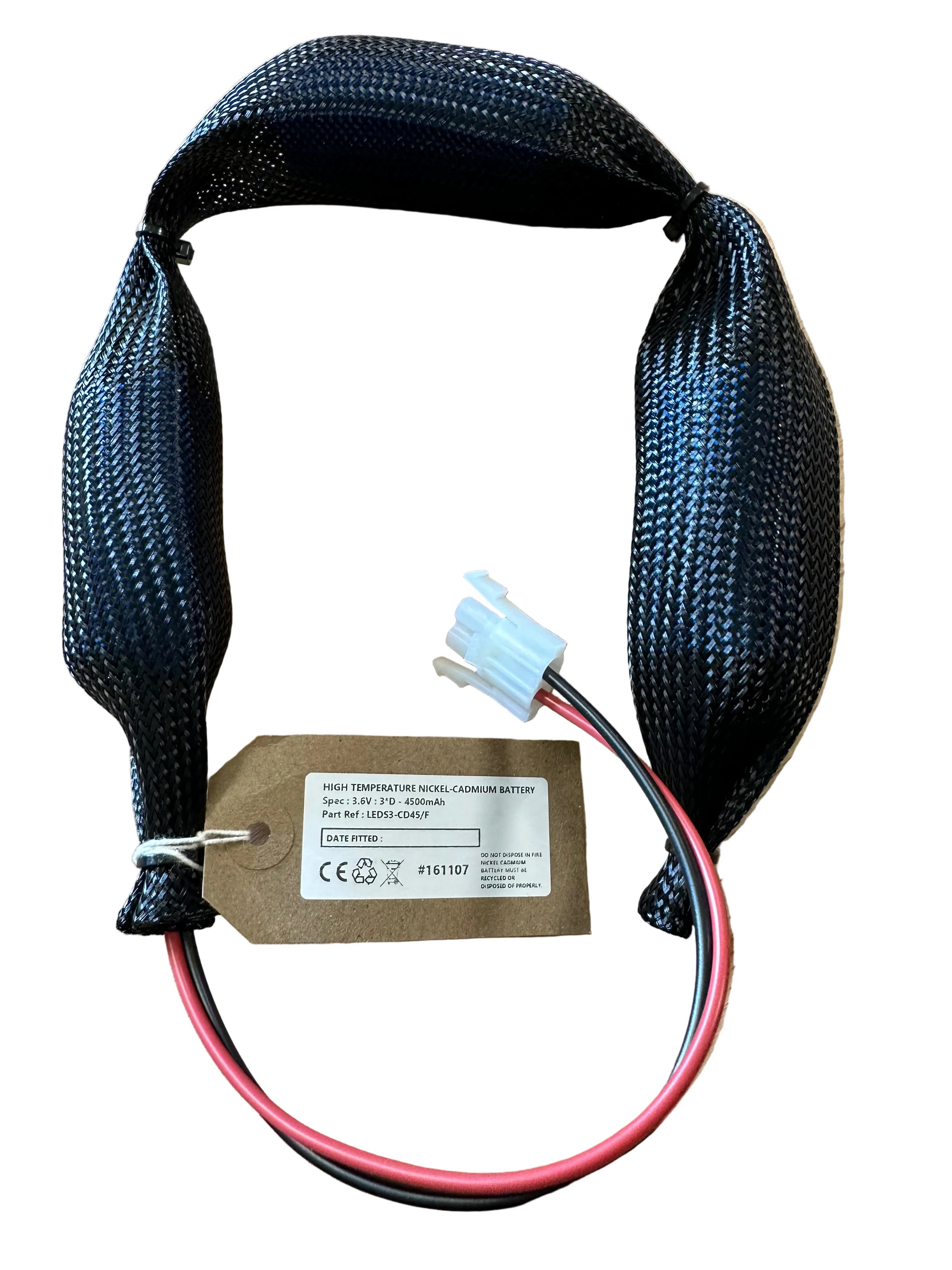Liteplan 3-CD45/F Replacement Battery 3.6V 4.5Ah Linked In Flexible PET Sleve - LED Retro