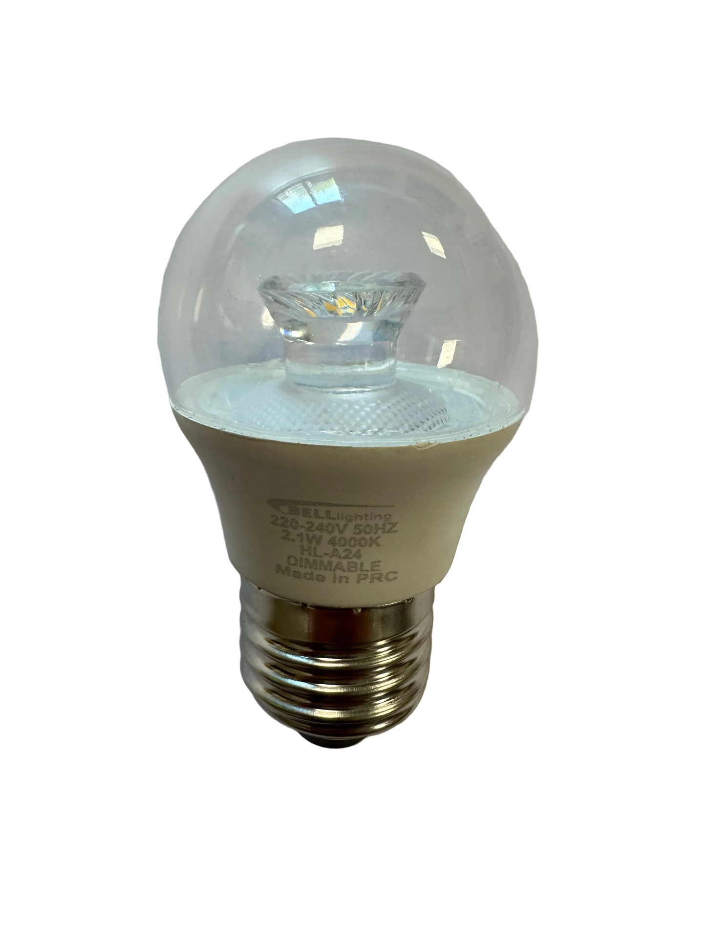Bell LED 2.1W Dimmable 45mm Clear Round Ball - ES - 4000K - 60585 - LED Retro