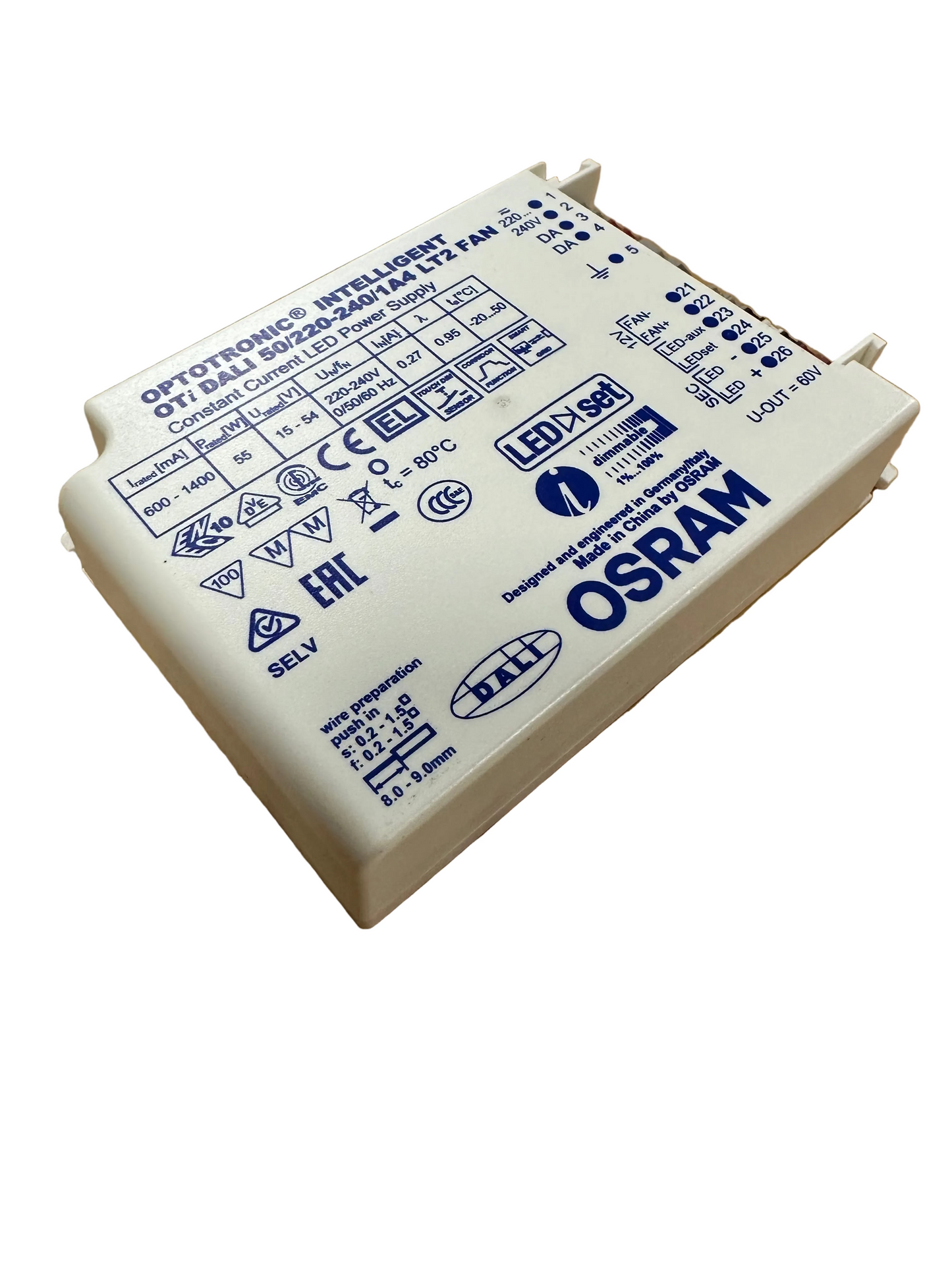 Osram OTi DALI 50/220…240/1A4 LT2 FAN - LED Retro