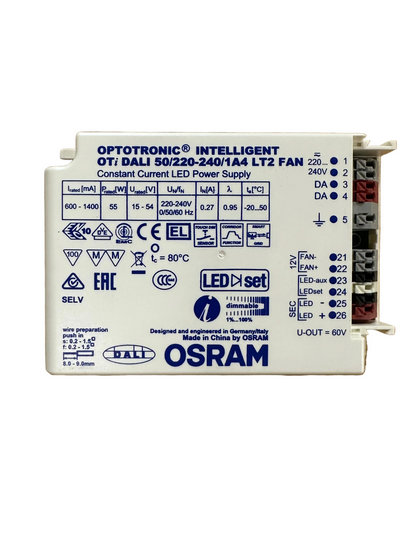 Osram OTi DALI 50/220…240/1A4 LT2 FAN - LED Retro