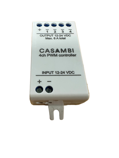 Casambi CBU-PWM4 Bluetooth 4 Channel Constant Voltage LED Dimmer - LED Retro