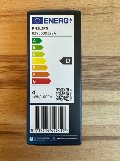 Philips MASTER Value E14 LED Candle Filament Clear 3.4W 470lm - 927 Extra Wrm White - Dimmable - LED Retro