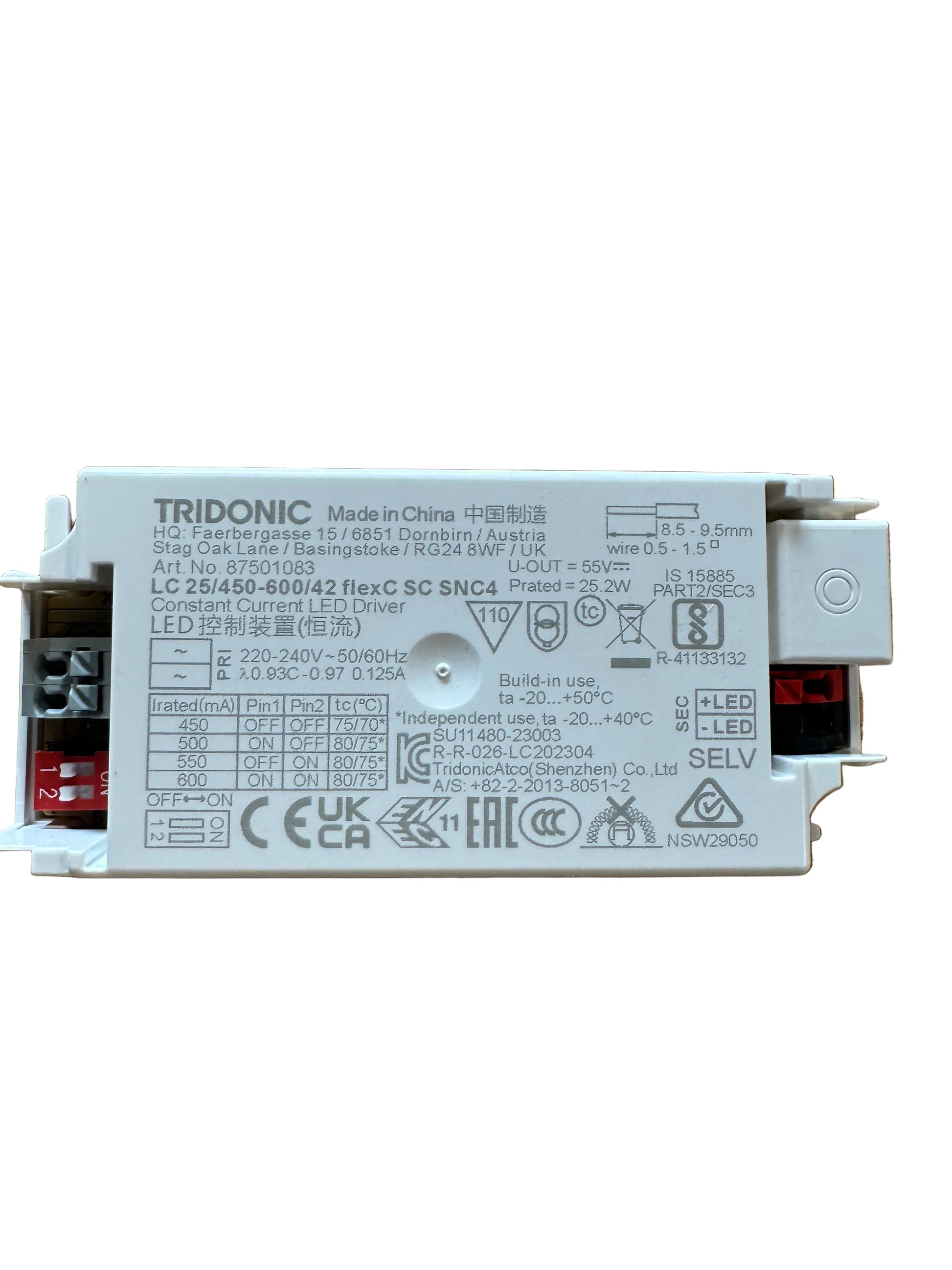Tridonic 87501083 LC 25/450-600/42 flexC SC SNC4 - LED Retro
