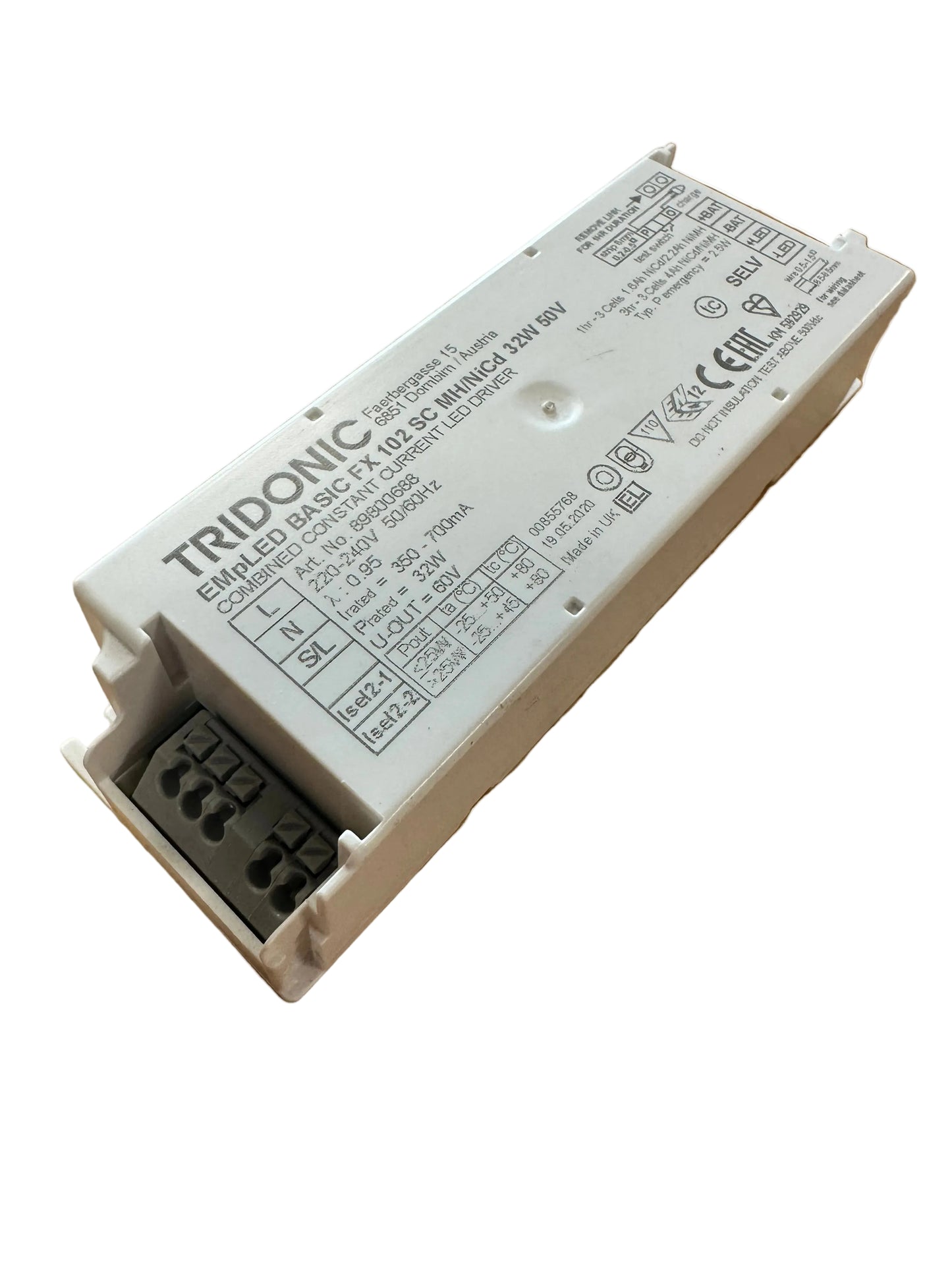 Tridonic 89800688 EM powerLED BASIC FX SC MH/NiCd 32 W - LED Retro
