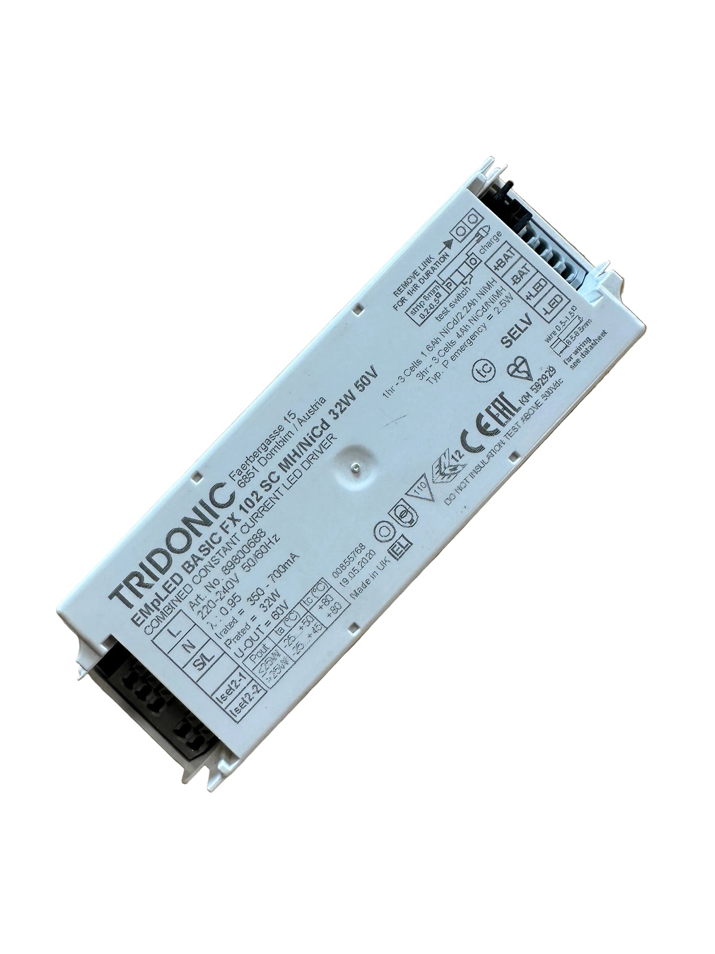 Tridonic 89800688 EM powerLED BASIC FX SC MH/NiCd 32 W - LED Retro