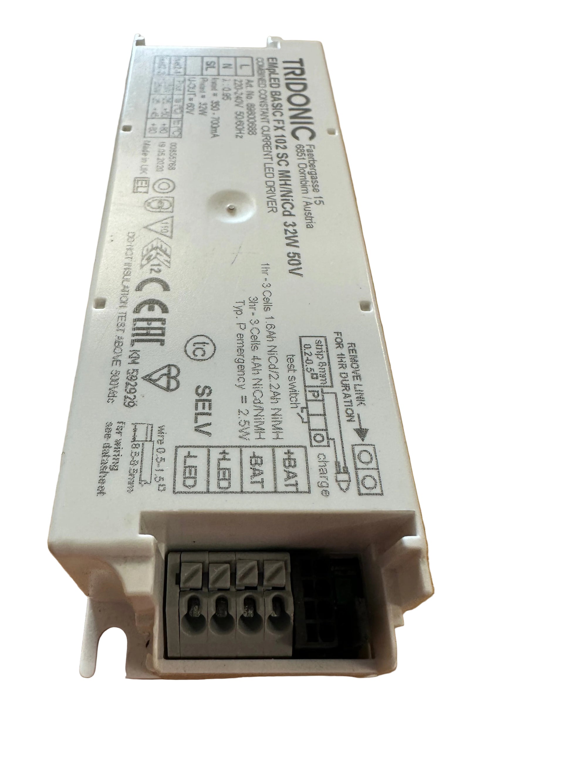 Tridonic 89800688 EM powerLED BASIC FX SC MH/NiCd 32 W - LED Retro