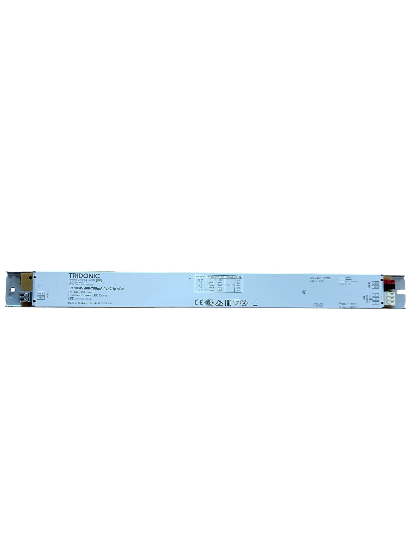 Tridonic 28002470 LC 165W 400-700mA flexC lp ADV - LED Retro